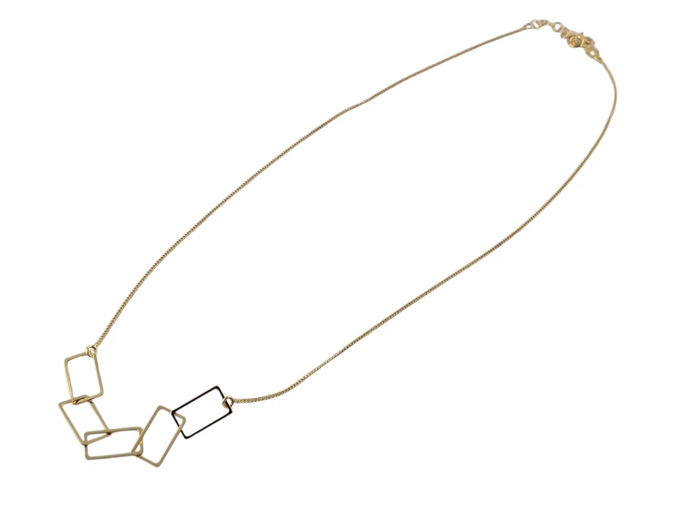 Naszyjnik z prostokątami