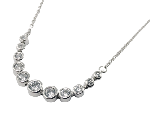 Naszyjnik z cyrkoniami