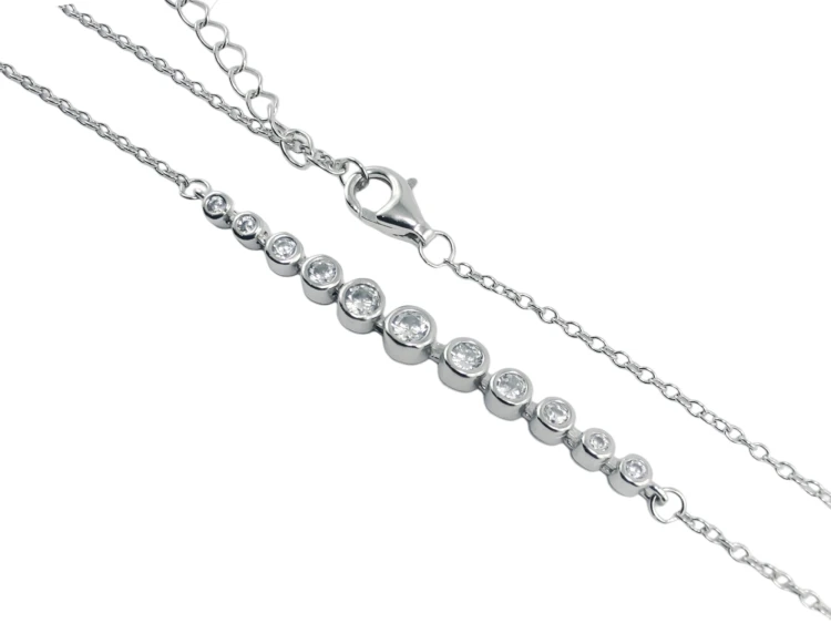 Naszyjnik z cyrkoniami