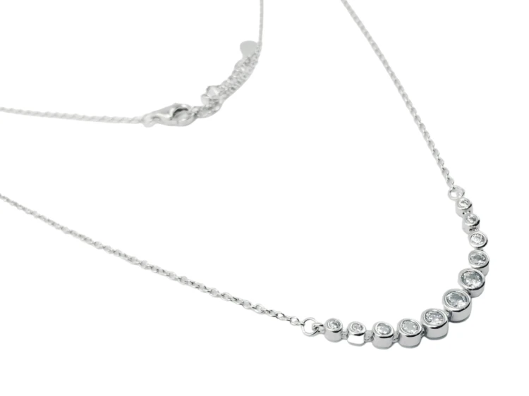 Naszyjnik z cyrkoniami