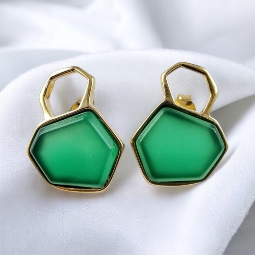 Kolczyki z Chalcedonem