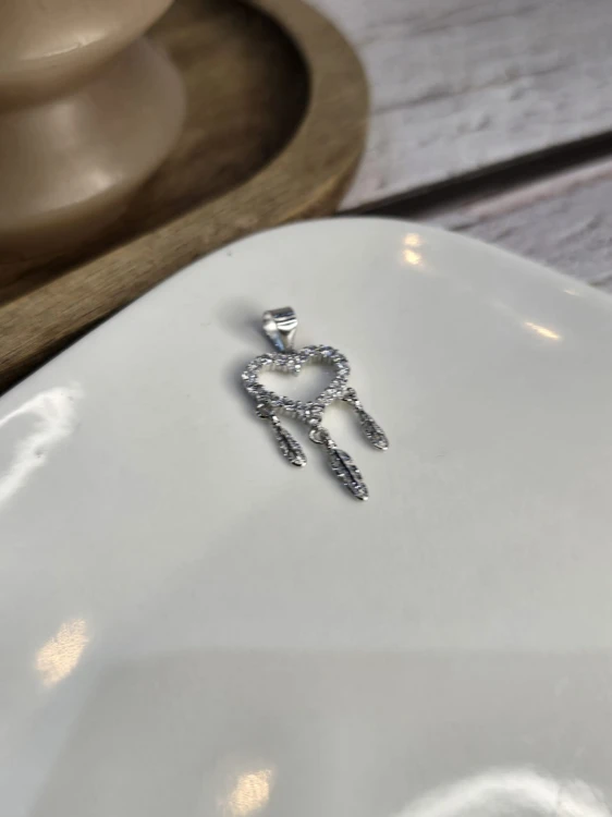 Zawieszka Łapacz Snów w kształcie Serca