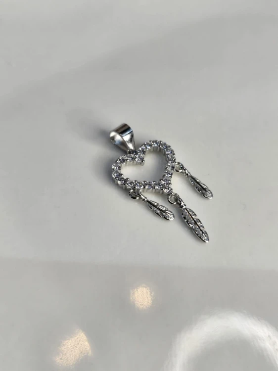 Zawieszka Łapacz Snów w kształcie Serca