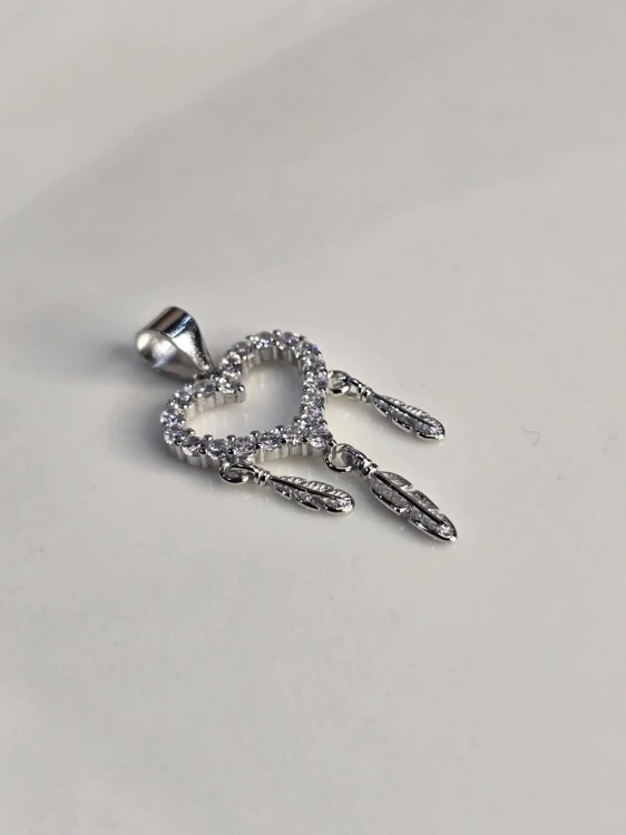 Zawieszka Łapacz Snów w kształcie Serca