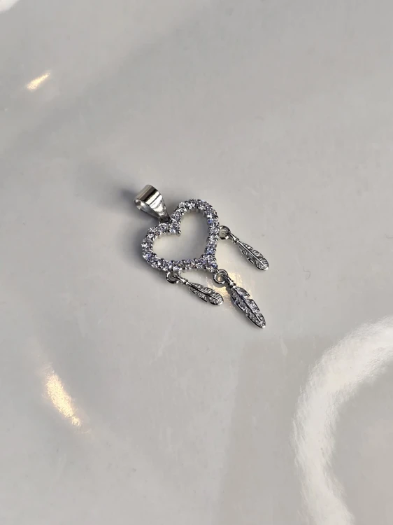 Zawieszka Łapacz Snów w kształcie Serca