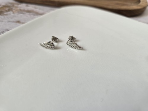 Kolczyki skrzydła delikatne