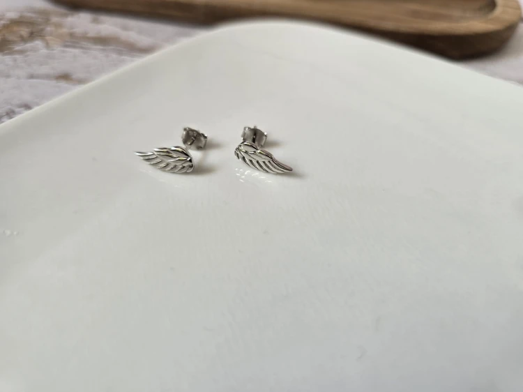 Kolczyki skrzydła delikatne