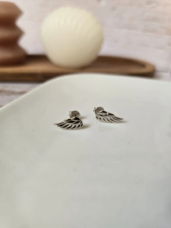 Kolczyki skrzydła delikatne