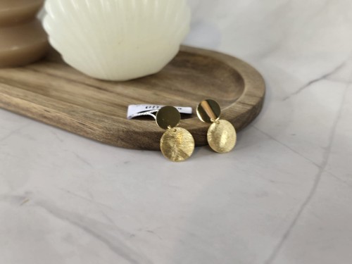 Kolczyki złocone kółeczka