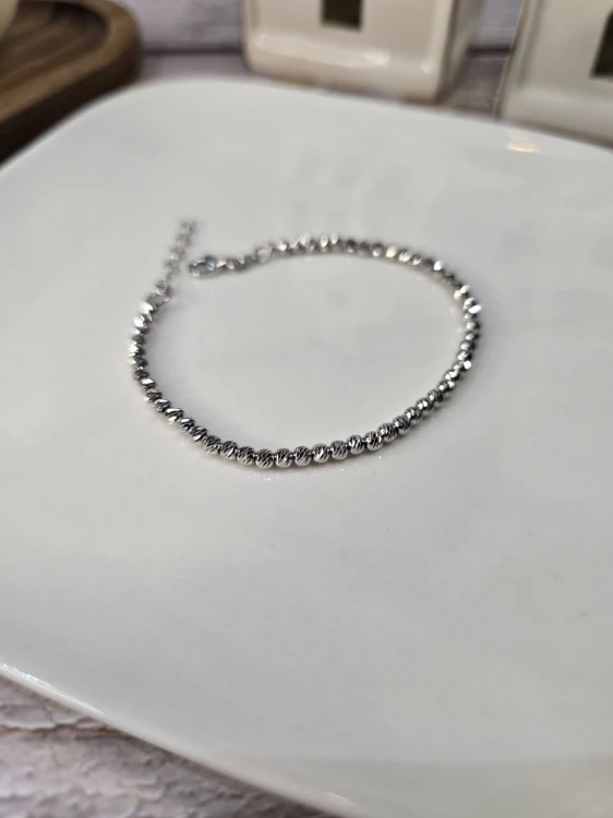 Bransoletka Lustria - mieniące się koraliki