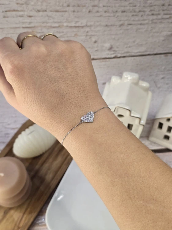 Bransoletka „Lśniące Serce”