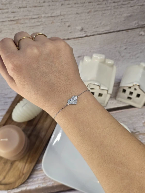 Bransoletka „Lśniące Serce”