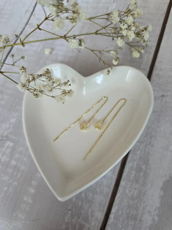 KOLCZYKI PRZECIĄGANE KONICZYNKA SREBRNE SREBRO 925