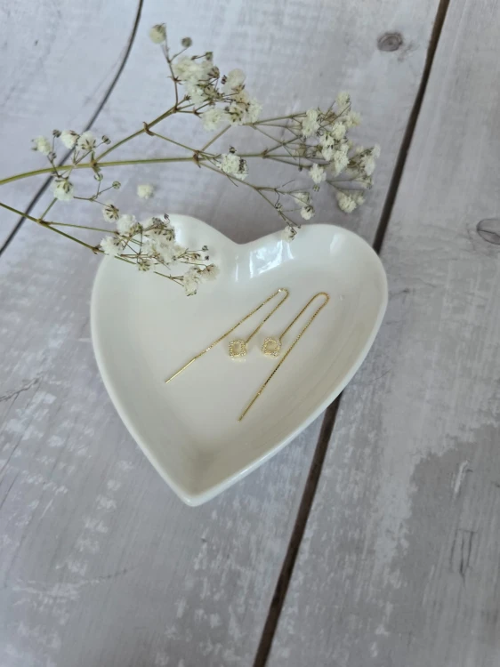 KOLCZYKI PRZECIĄGANE KONICZYNKA SREBRNE SREBRO 925