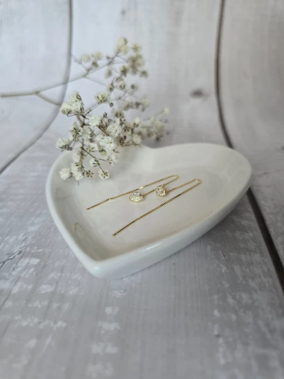 KOLCZYKI PRZECIĄGANE ŁEZKA SREBRNE SREBRO 925