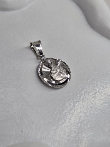 Medalik - delikatny dwustronny - Chrzest Komunia