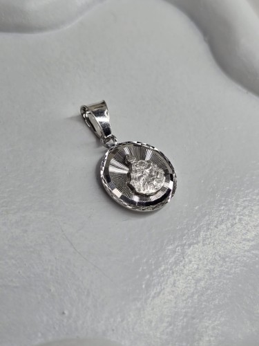 Medalik - delikatny dwustronny - Chrzest Komunia