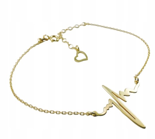 Bransoletka zlocona Linia Zycia