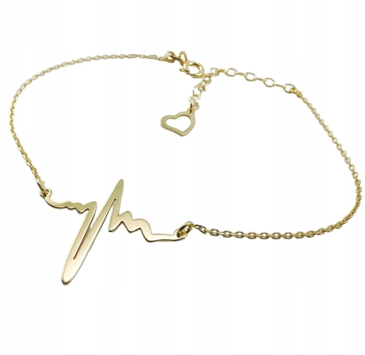 Bransoletka zlocona Linia Zycia