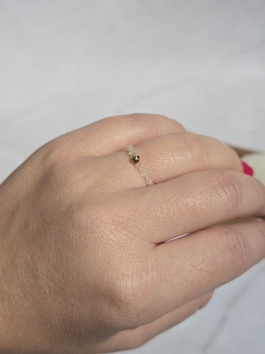 Pierścionek z kamieniem słonecznym "Promień energii"