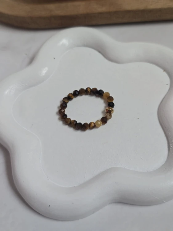 Pierścionek z tygrysim okiem "Siła i pewność"