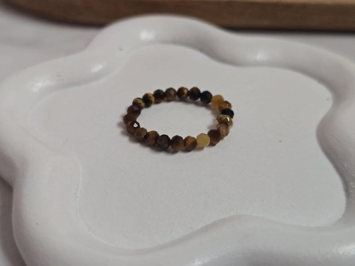 Pierścionek z tygrysim okiem "Siła i pewność"  17-21