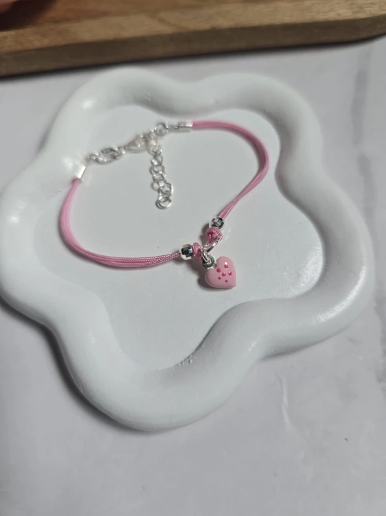 Bransoletka z sercem dziewczęca