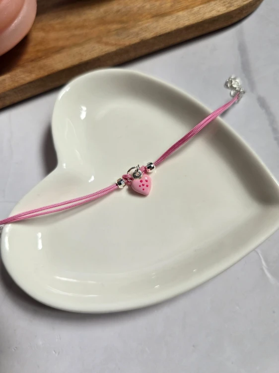 Bransoletka z sercem dziewczęca