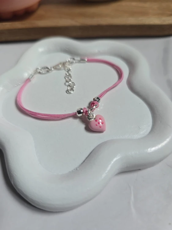 Bransoletka z sercem dziewczęca