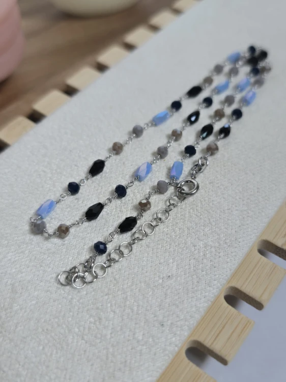 Naszyjnik z koralikami szklanymi