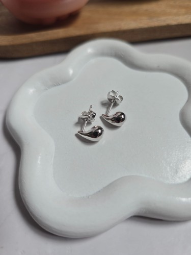 Kolczyki Krople Srebrne