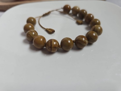 Męska bransoletka z jaspisem drzewnym