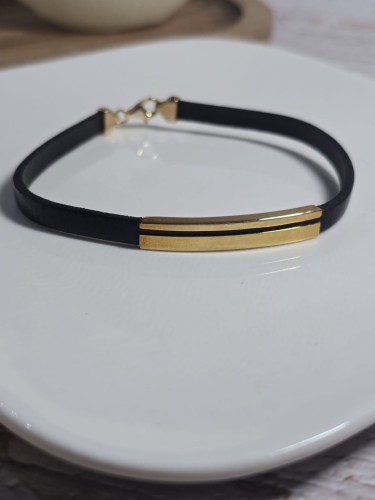 Bransoletka męska rzemień