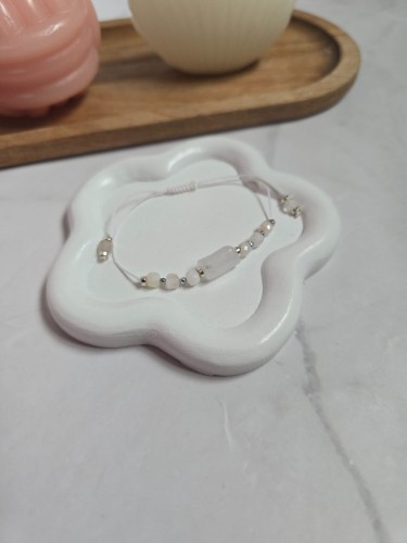 Bransoletka Zodiakalna Bliźnięta: Harmonia i Optymizm - Cytryn i Chalcedon