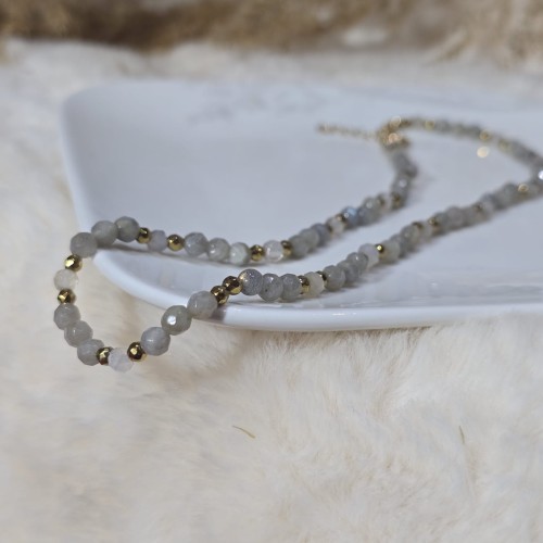 Naszyjnik ochronny z labradorytem