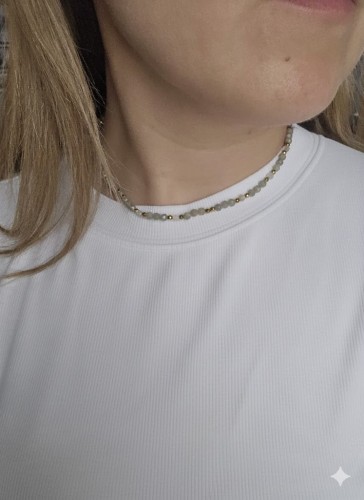 Naszyjnik ochronny z labradorytem