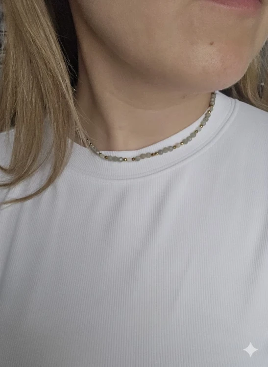 Naszyjnik ochronny z labradorytem