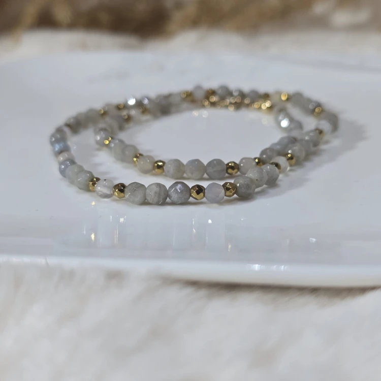 Naszyjnik ochronny z labradorytem