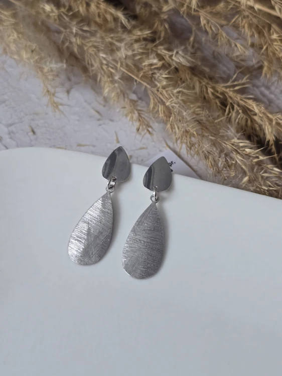 Kolczyki Subtelna Aura srebrne