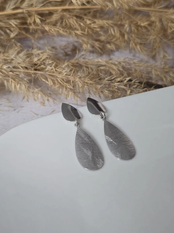 Kolczyki Subtelna Aura srebrne