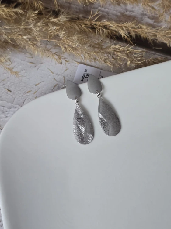 Kolczyki Subtelna Aura srebrne