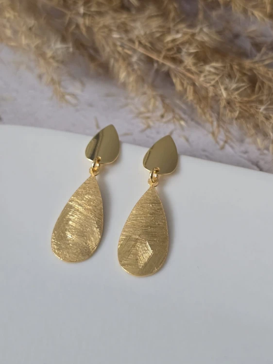 Kolczyki Subtelna Aura złocone