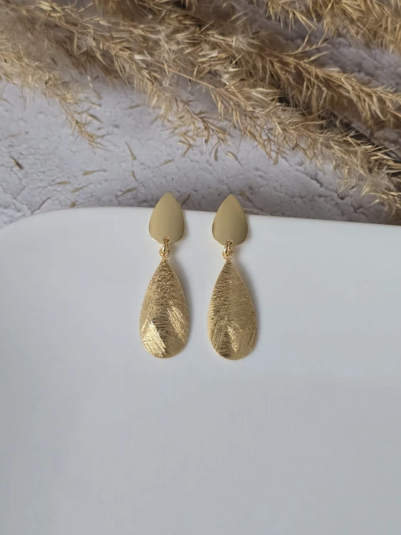 Kolczyki Subtelna Aura złocone