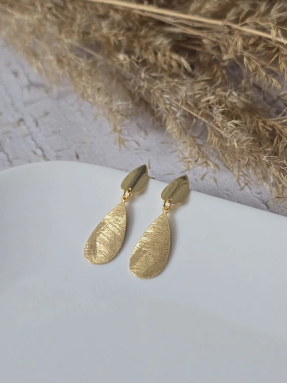 Kolczyki Subtelna Aura złocone