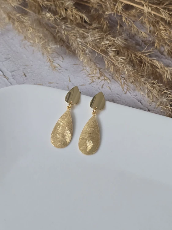 Kolczyki Subtelna Aura złocone