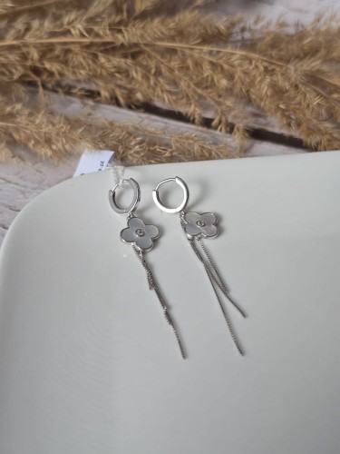 Kolczyki Perłowy Kwiat
