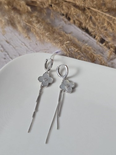 Kolczyki Perłowy Kwiat