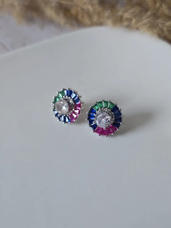 Kolczyki Kolorowy Środek