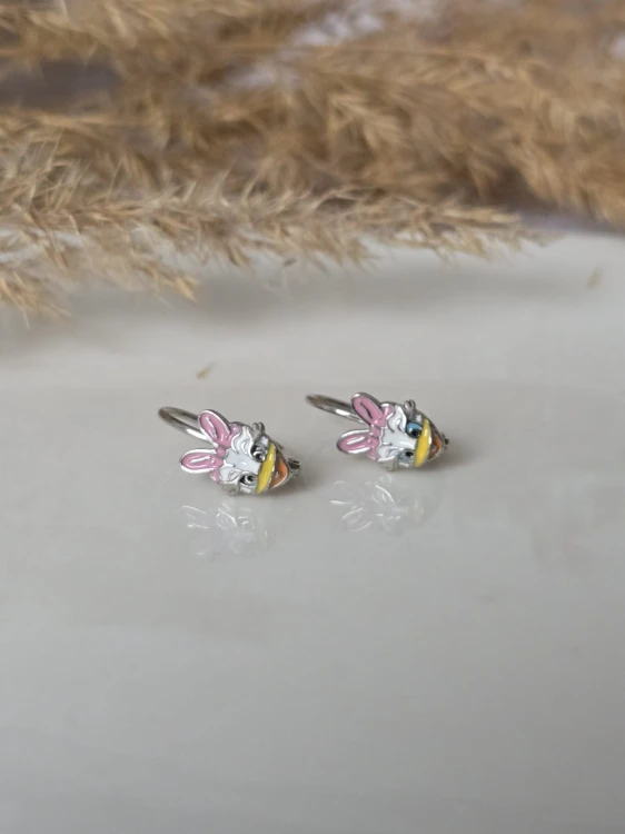 Kolczyki dziecięce Kaczka Daisy