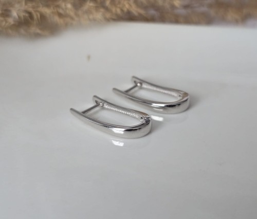 Kolczyki Owalna Elegancja